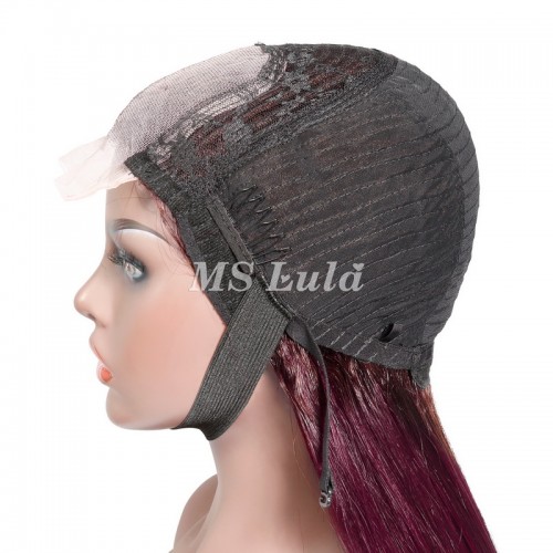#4/99J Double Drawn Straight 4x4 Closure Wig | Human Hair Wig | Lace Front